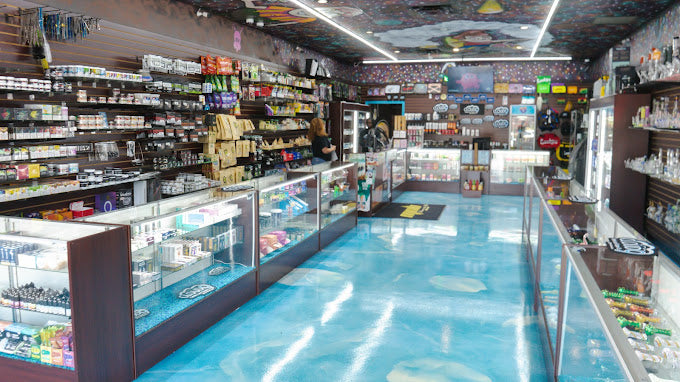inside vape shop