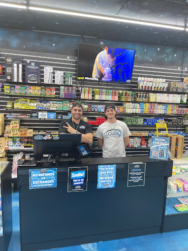 inside vape shop
