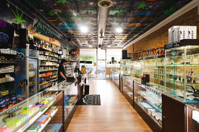 inside vape shop