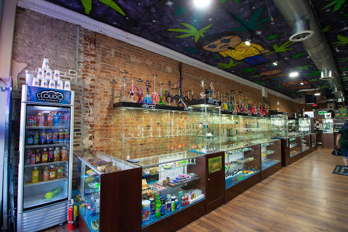 inside vape shop