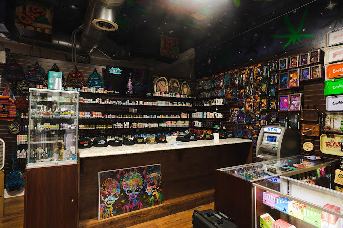 inside vape shop