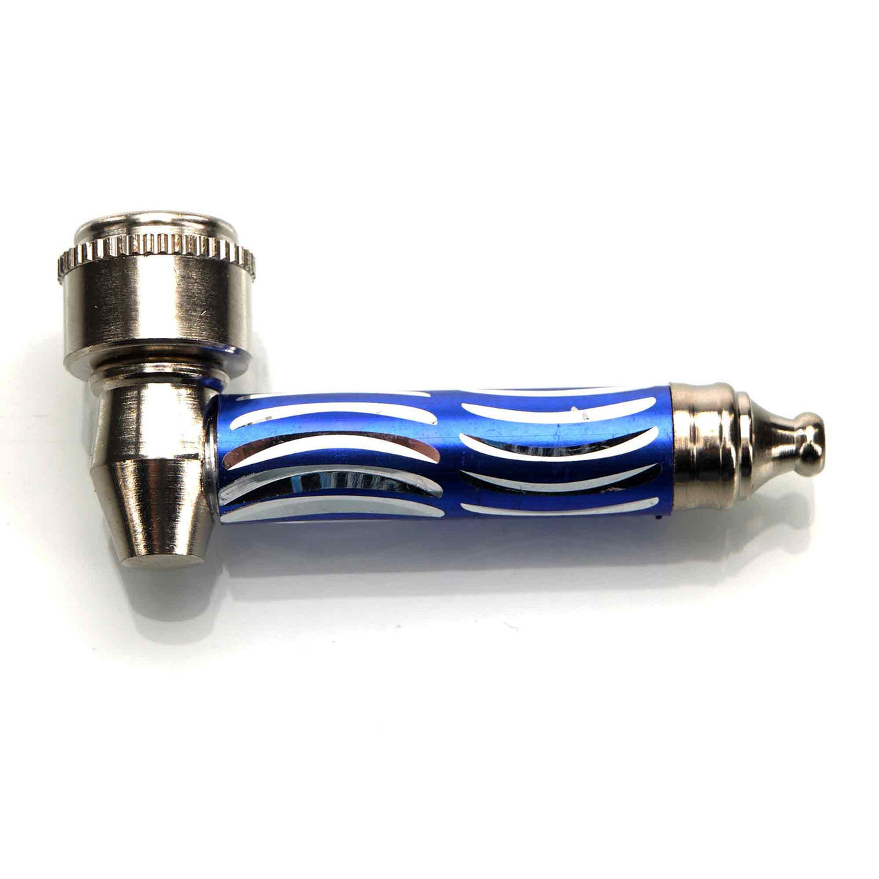 Metal Hand Pipe Blue