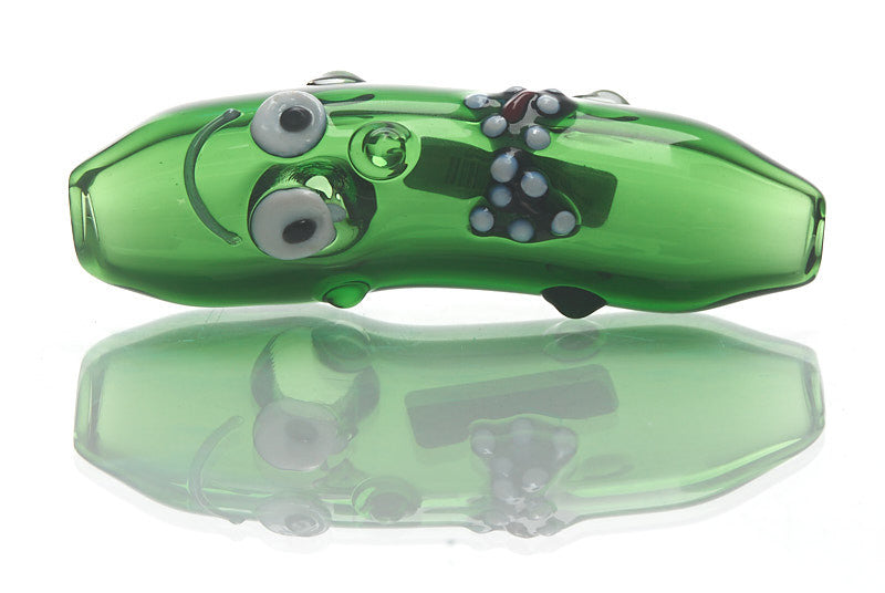 Crush Glass Mini Pickle Hand Pipe 2
