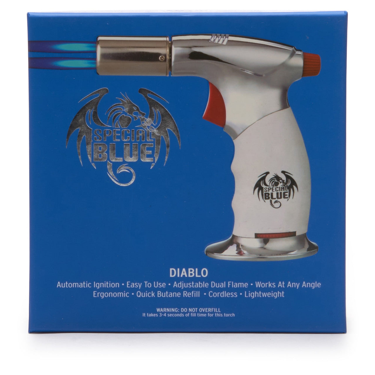 Diablo Butane Torch - Silver