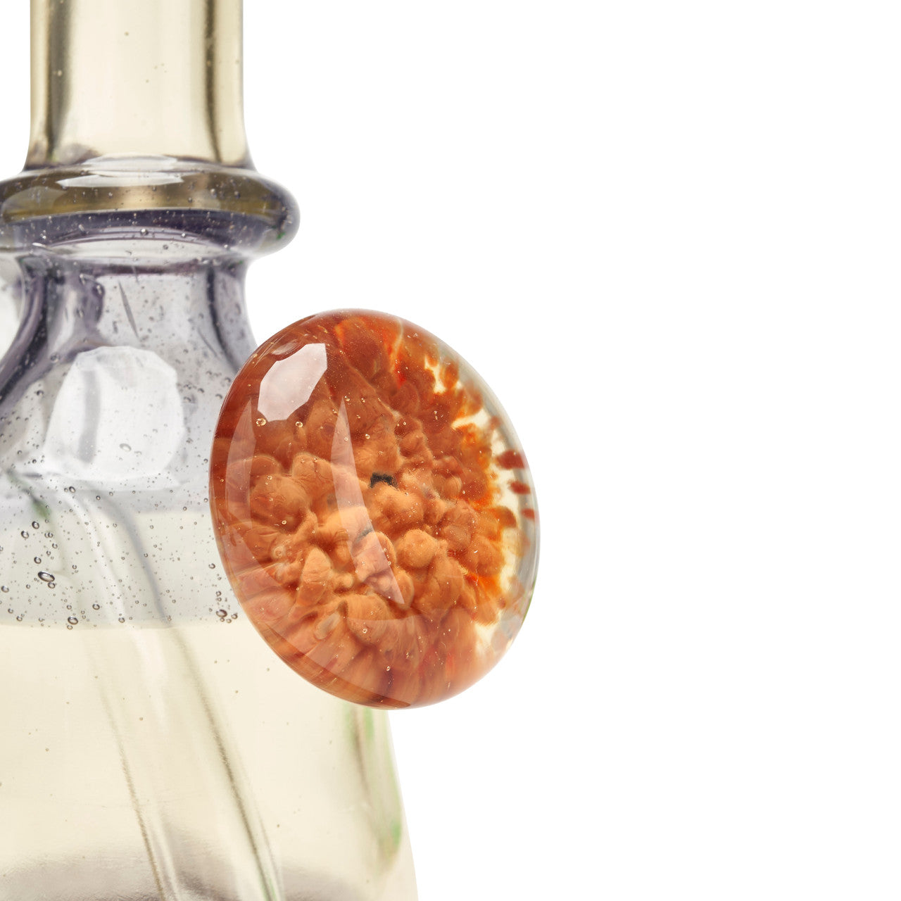 clc glass mini tube purple ands serum dab rig with 45 degree joint