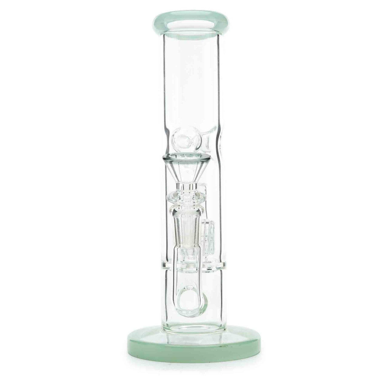 Mini Straight Tube Shower Head Water Pipe Seafoam