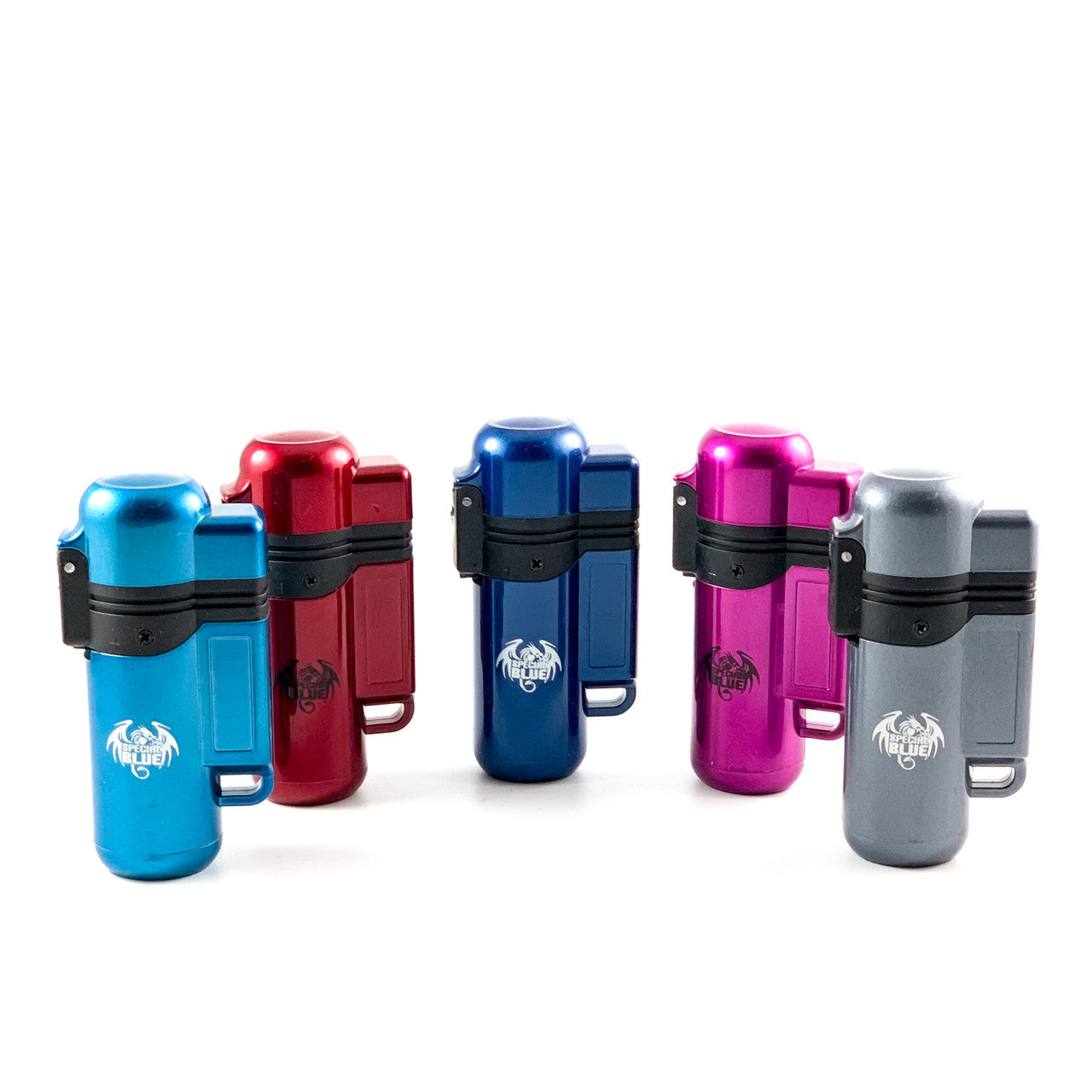 Special Blue Turbo Metal Torch Lighter - Group