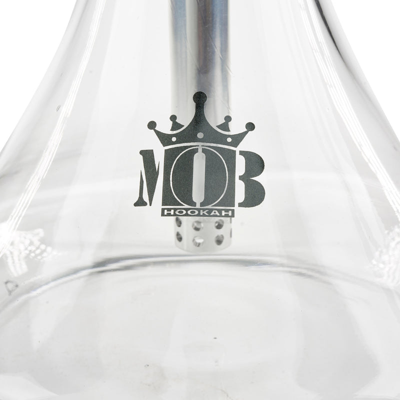 MOB Ghost Hookah Thick Glass Base with Removable Diffuser