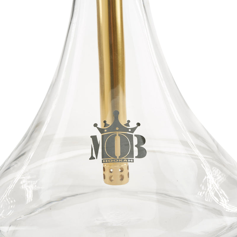 MOB Ghost Hookah Thick Glass Base with Removable Diffuser