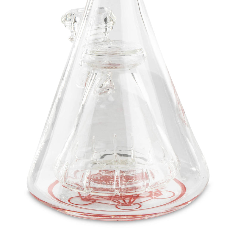 MOB Glass Red Collins Percolator Bubbler at SBK