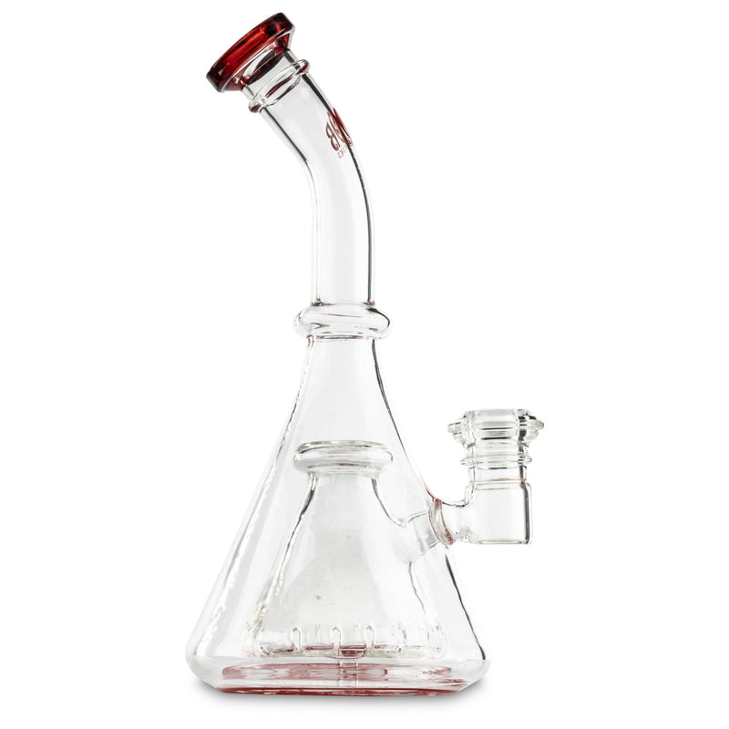 MOB Glass Red Collins Percolator Bubbler for wholesale