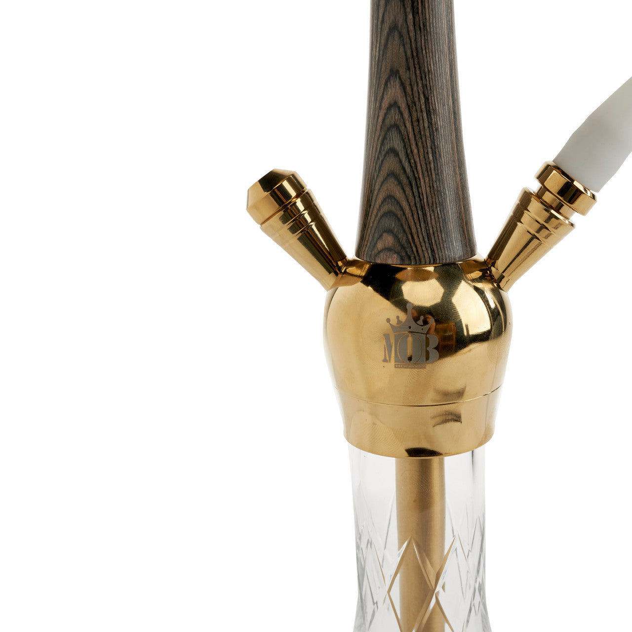 MOB Madera Hookah Wood Finish Stem