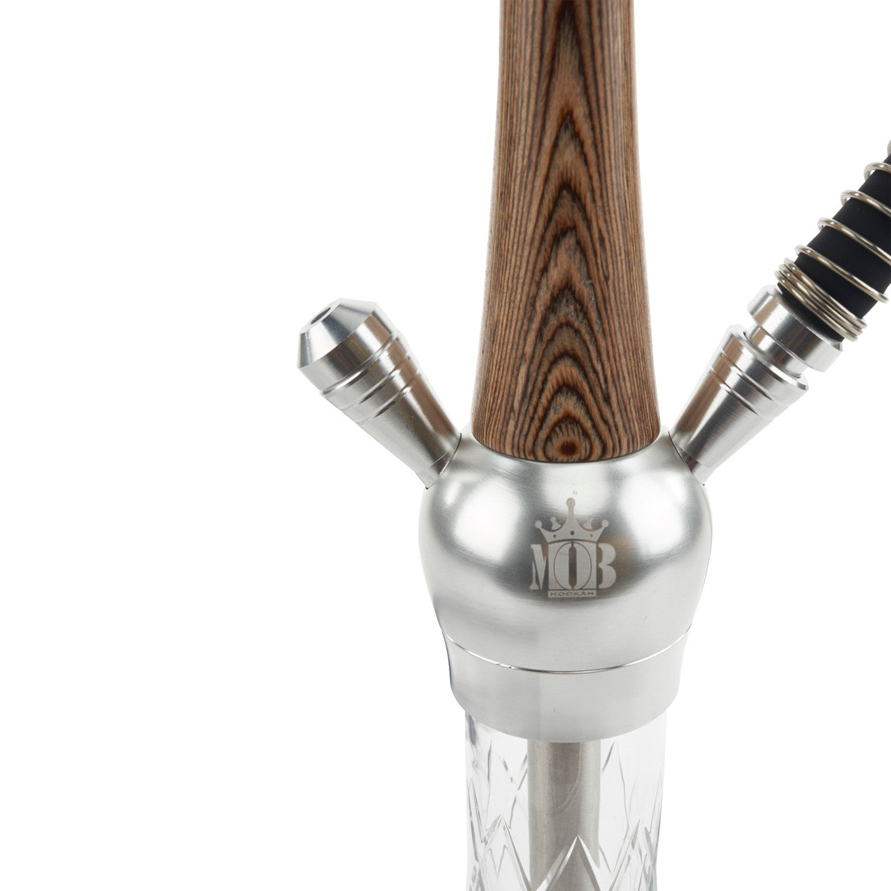 MOB Madera Wood Finish Hookah Stem
