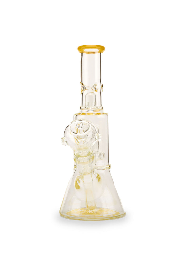 Affordable High Quality MOB Glass Mini Beaker Water Pipe Crayon Yellow
