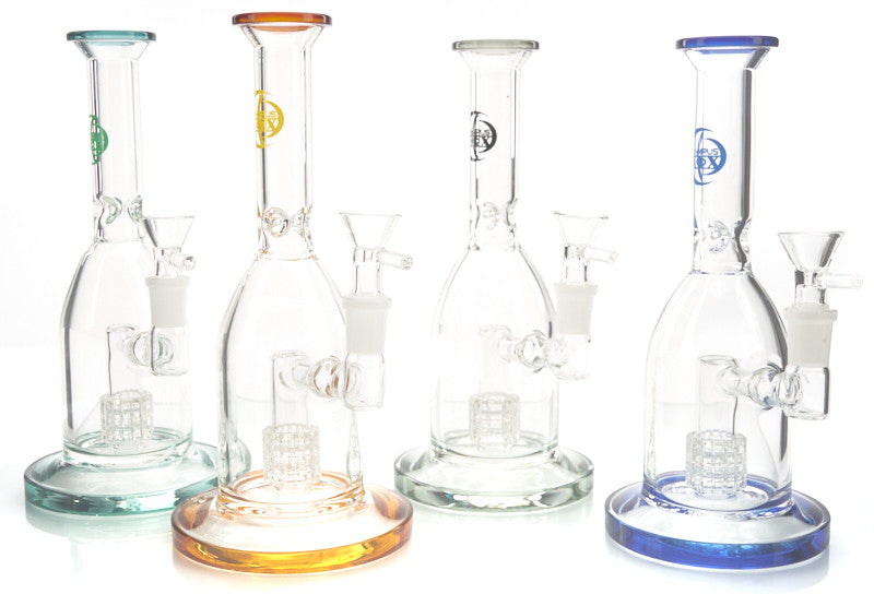 Olympus Champagne Bottle Water Pipe with Colored Glass and Thick Borosilicate Glass 6