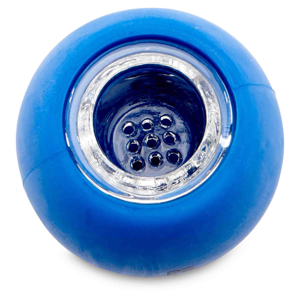 blue silicone slide top view