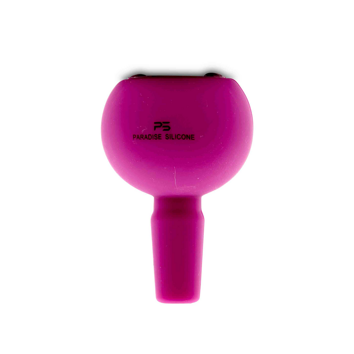 magenta silicone slide side view