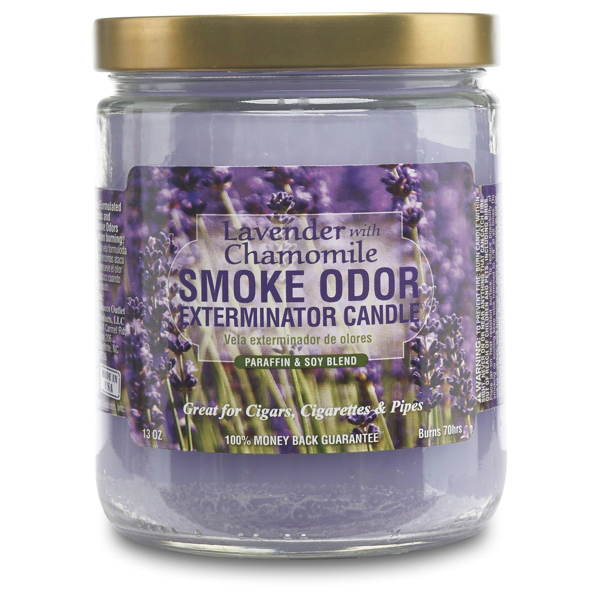lavender with chamomile smoke odor exterminator candle
