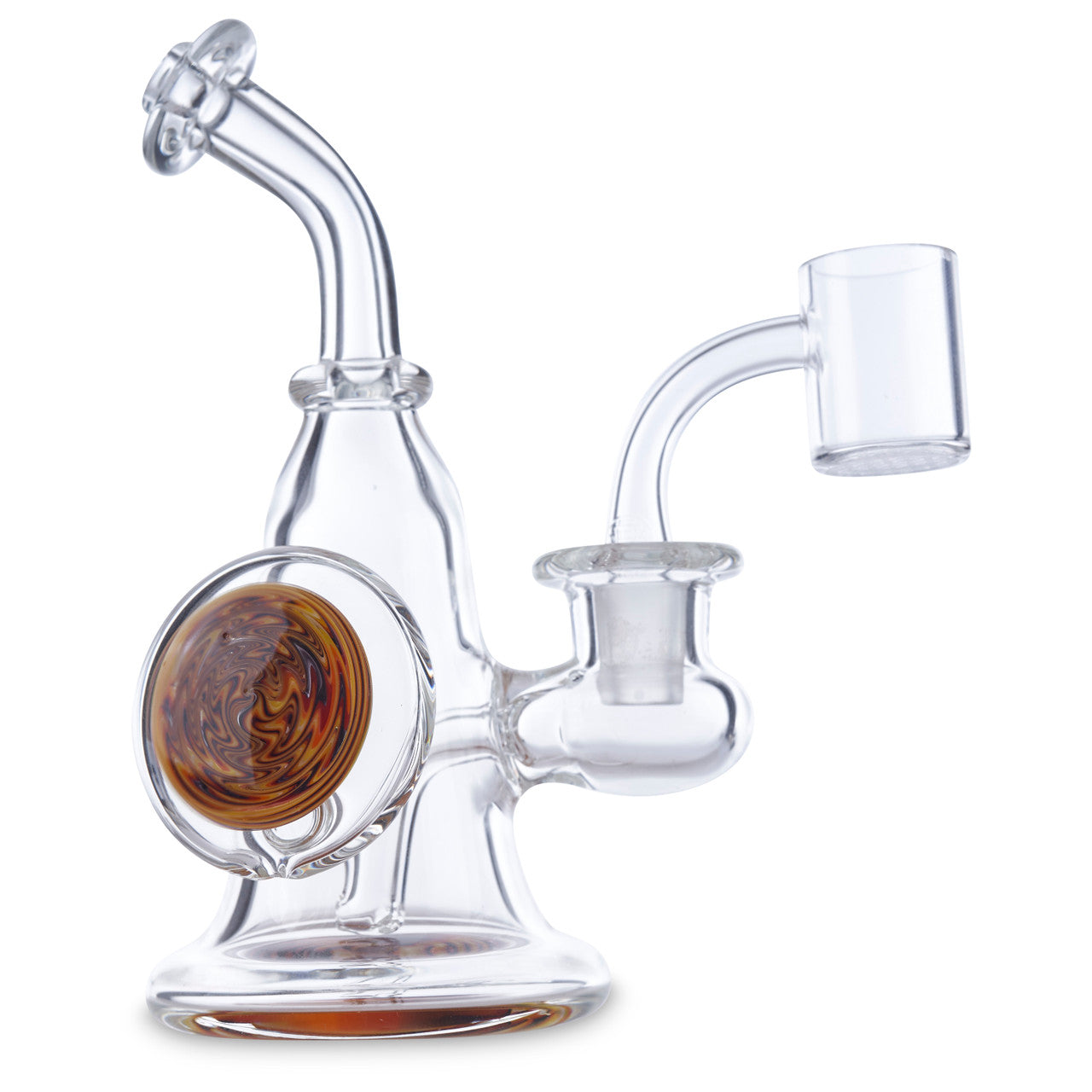 cristo glass banger hanger orange wig wag macron dab rig