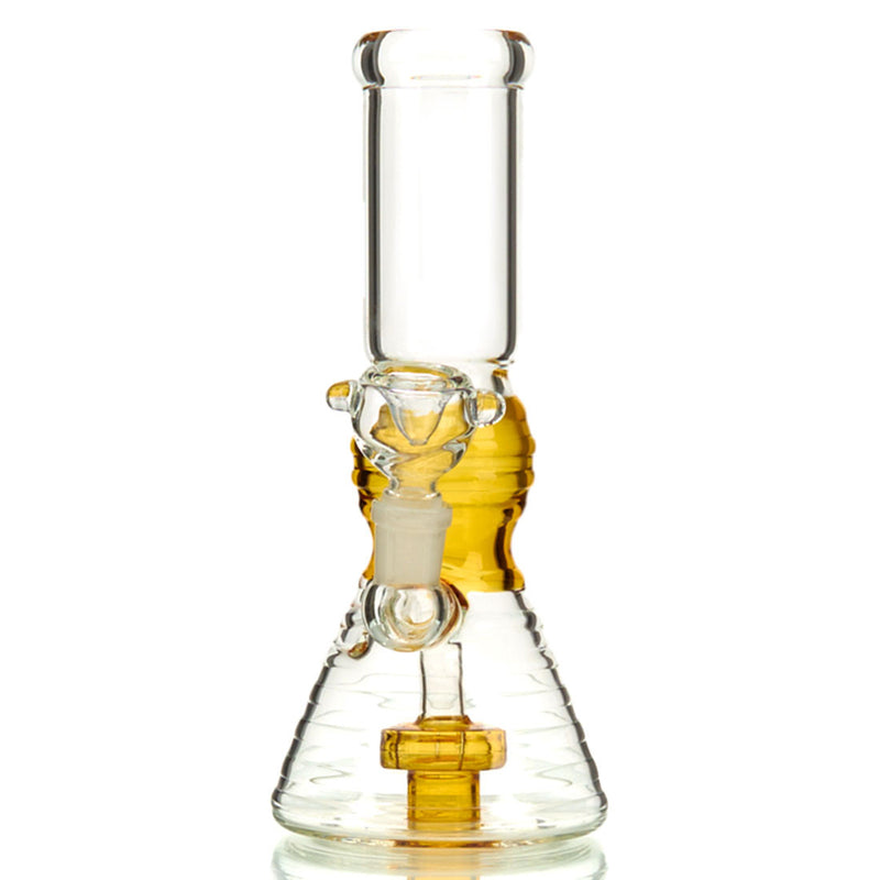 DTHC Pyramid Ball Water Pipe with Beaker Style base and colored glass