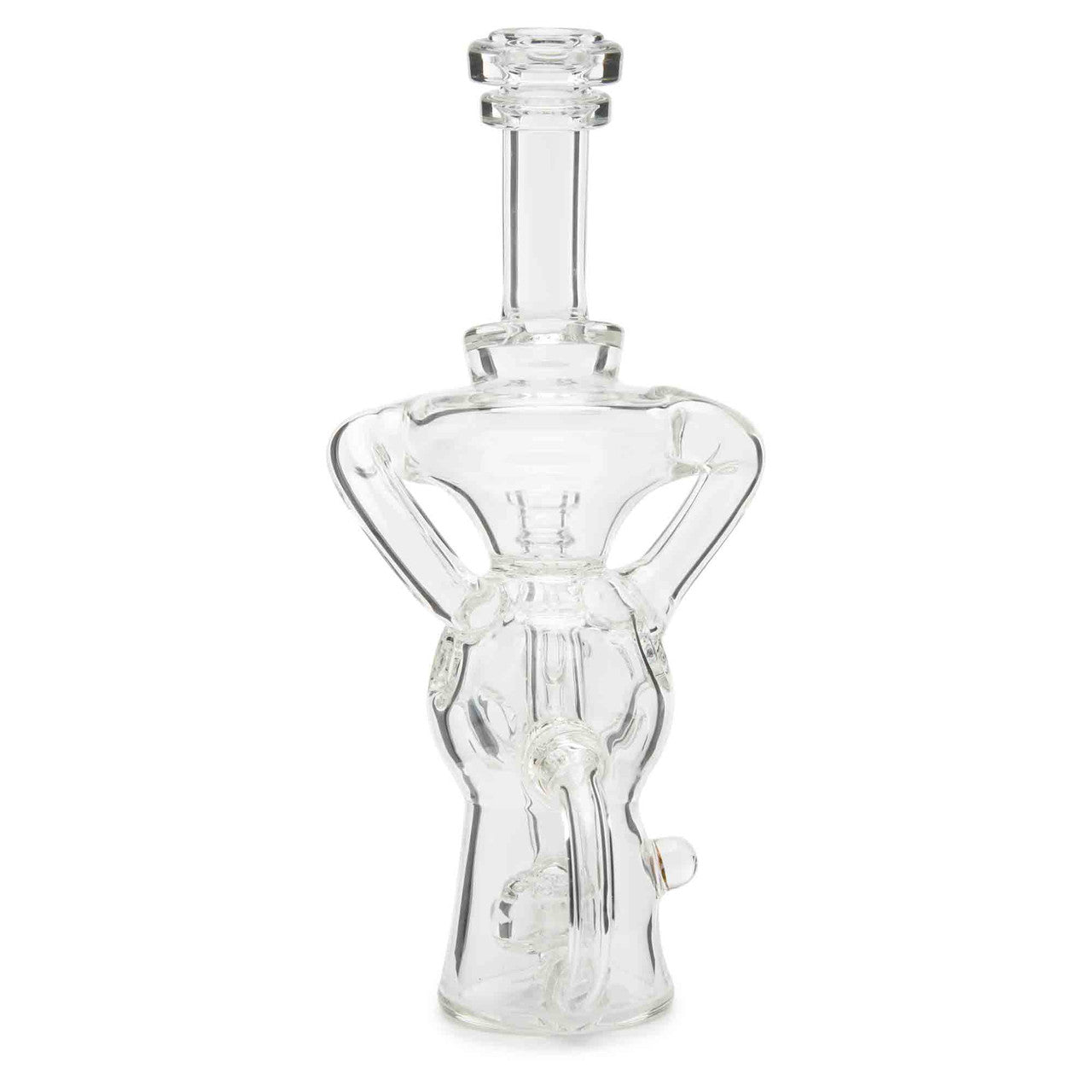 Dynamic Glass Swiss Recycler - Clear High End Glass Art