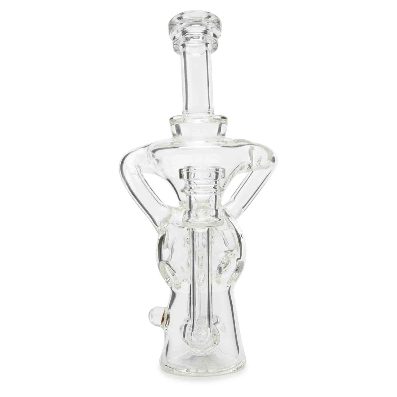 Dynamic Glass Swiss Recycler - Clear Heady Dab Rig