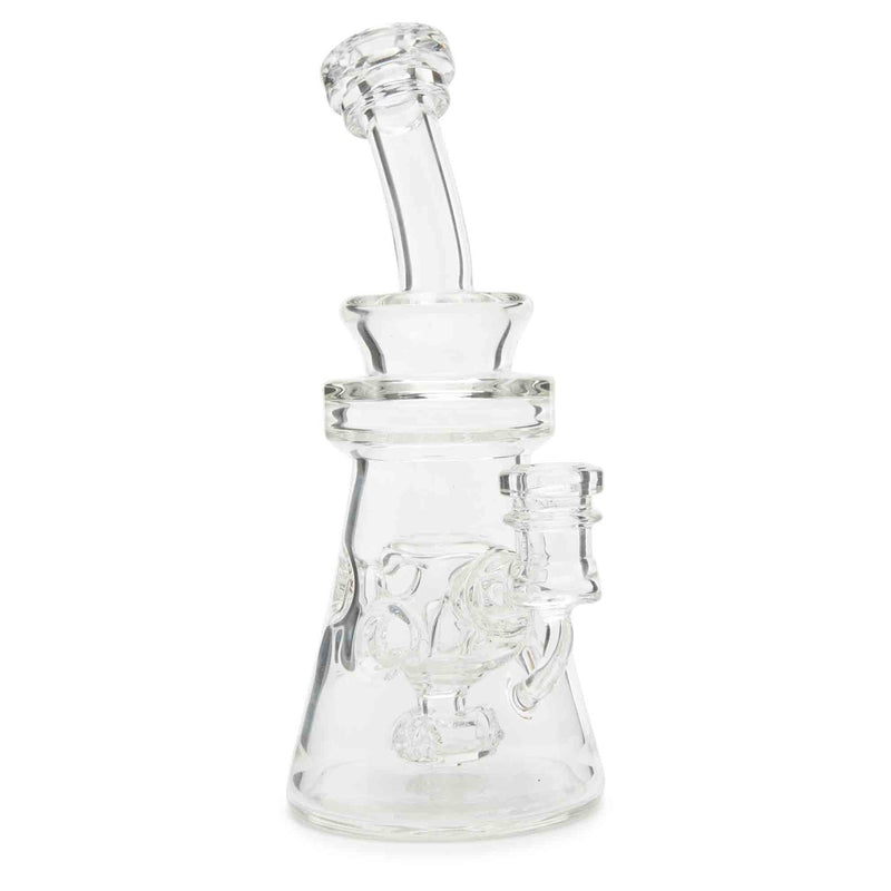 Dynamic Glass Fab Recycler - Clear Heady Dab Rig