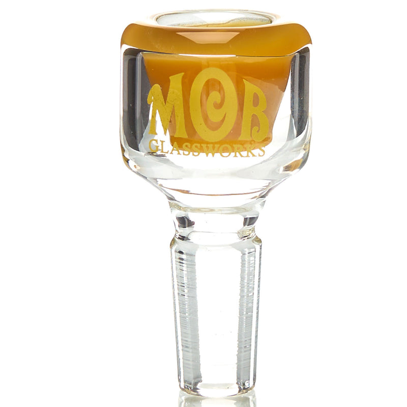 MOB Glass 5-Hole 14mm Slide with Colored Glass and Groundless 14mm Joint