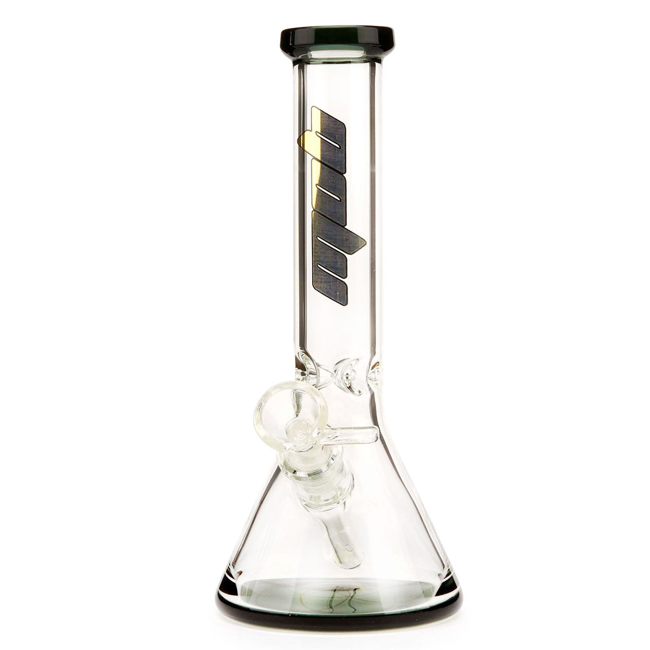 MOB Glass Colored Borosilicate Glass Water Pipe with Fixed Diffused down stem