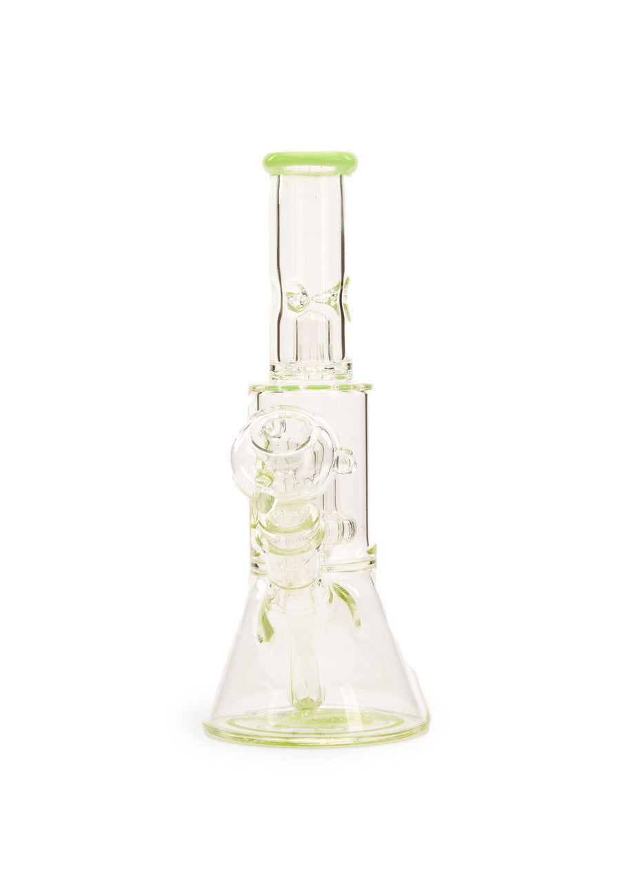Affordable High Quality MOB Glass Mini Beaker Water Pipe Green Slyme