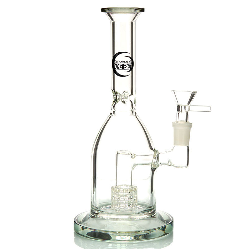 Olympus Champagne Bottle Water Pipe with Colored Glass and Thick Borosilicate Glass 3