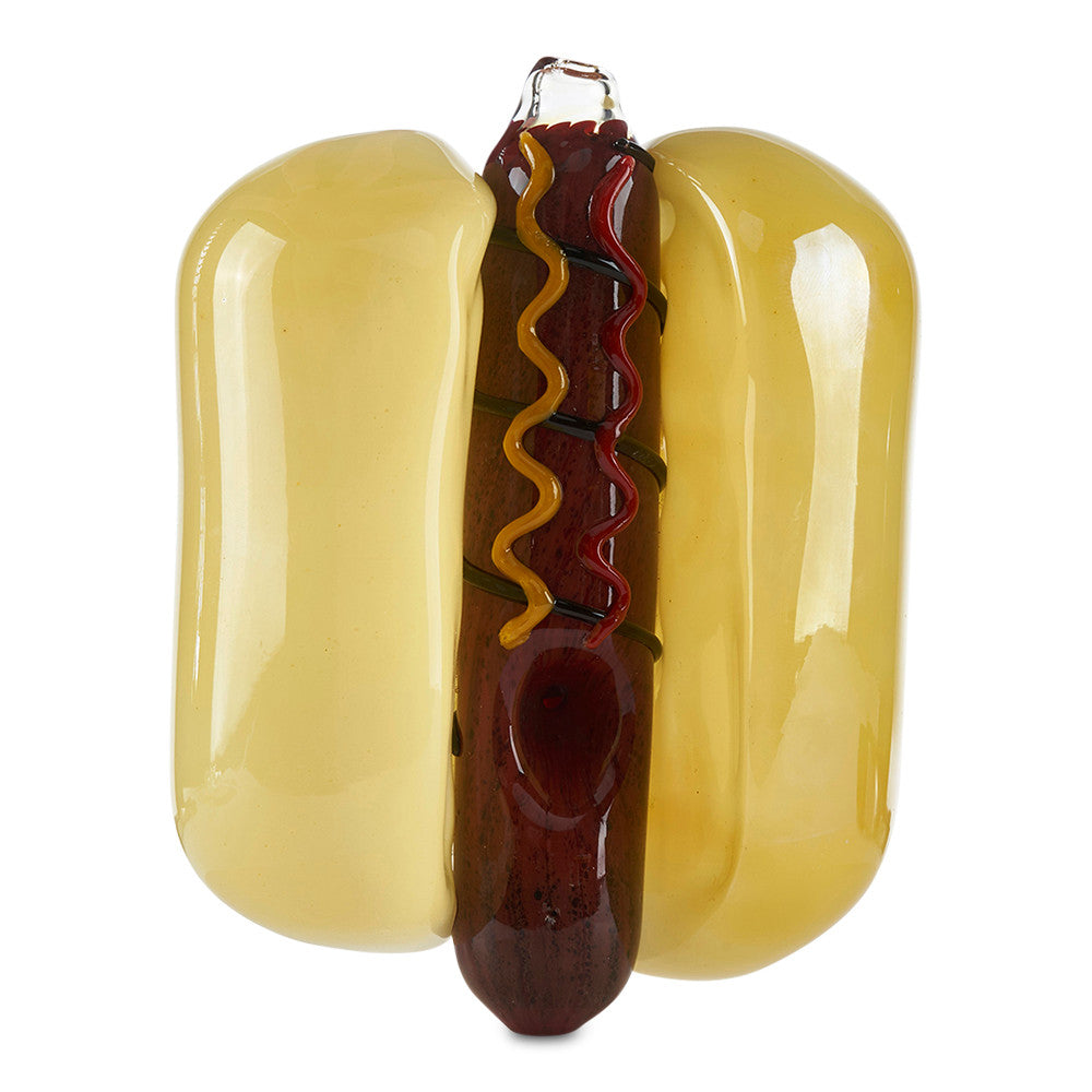 pioneer hot dog novelty glass pipe spoon for sale