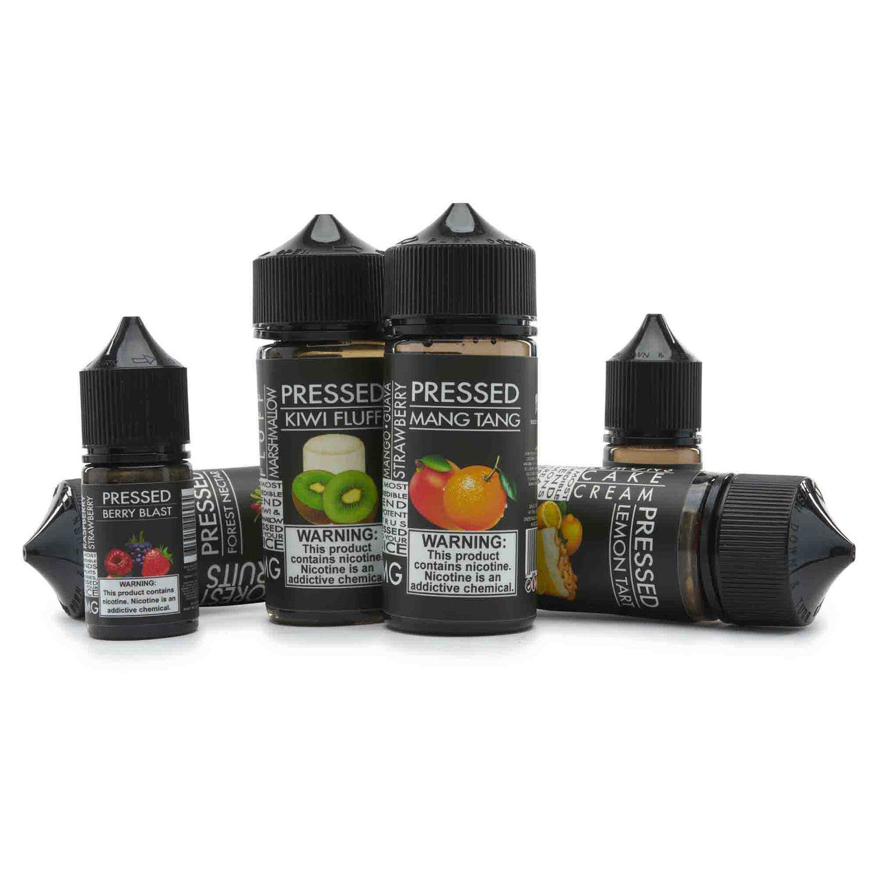 Pressed Vape Juice 100mL Group Shot