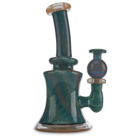 steve sizelove jammer aqua azul peach rig for dabs and wax