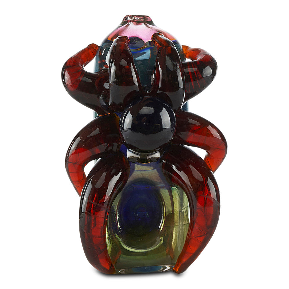 pioneer spider novelty spoon hand pipe glass bowl for herbs