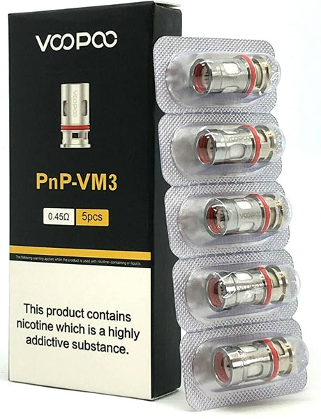 VooPoo PnP-VM3 Replacement Coils (5-Pack)