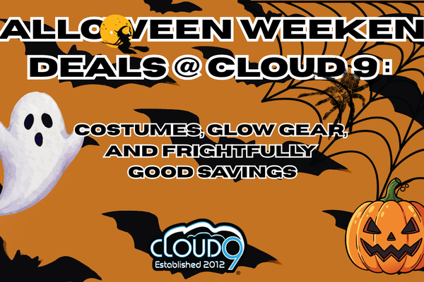 Halloween Weekend Deals at Cloud 9: Costumes, Glow Gear, and Frightfully Good Savings