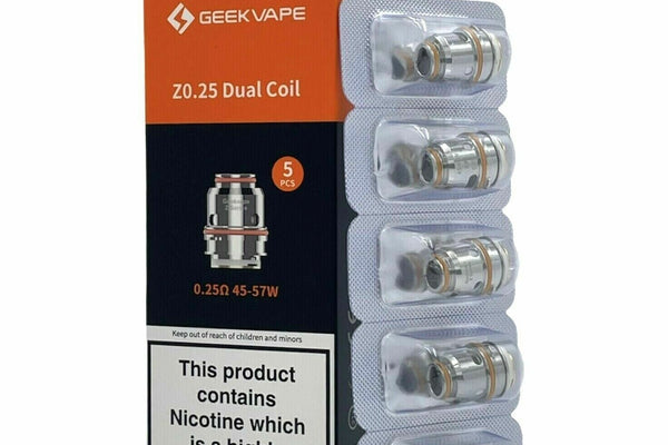 Geekvape Z 0.25Ω Dual Mesh Replacement Coils (5-Pack)
