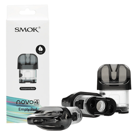 SMOK Novo Replacement Pods – Transparent Black