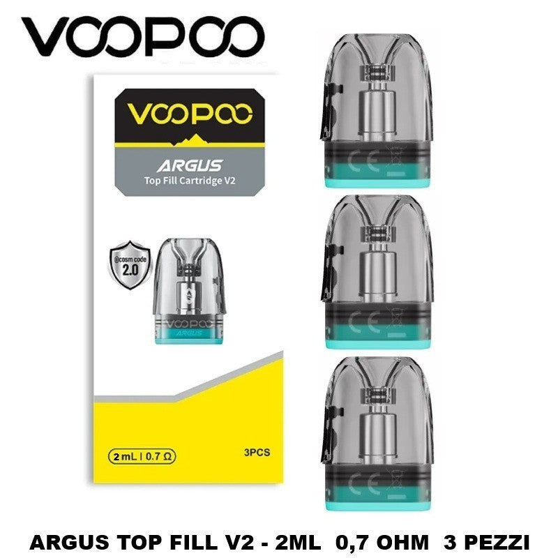 VooPoo Argus Top Fill Replacement Pods – 2mL (3-Pack)