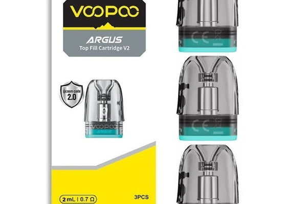 VooPoo Argus Top Fill Replacement Pods – 2mL (3-Pack)
