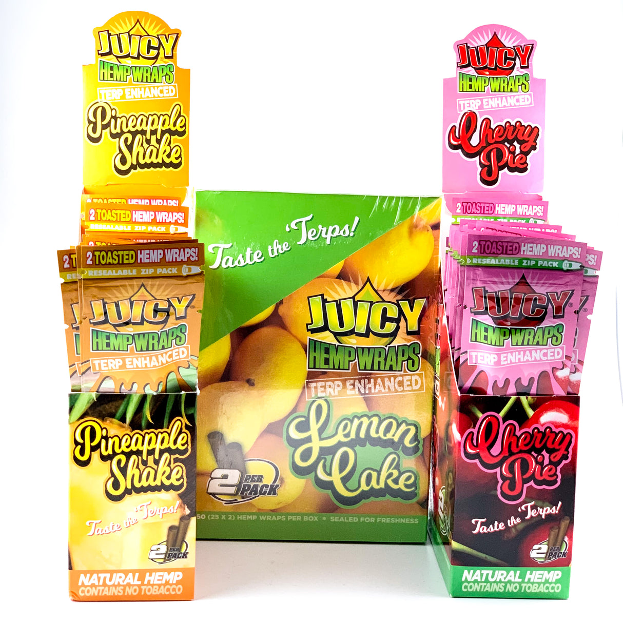 Juicy Hemp Wraps Terp Enhanced 2pck