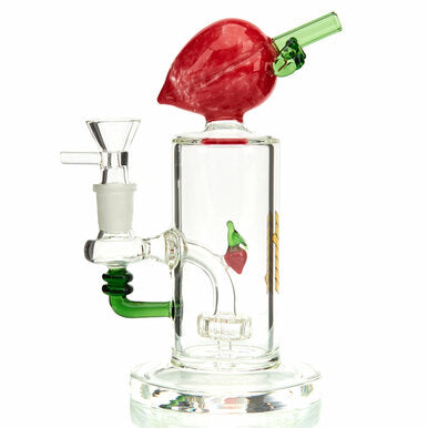 MOB Glass Strawberry Water Pipe