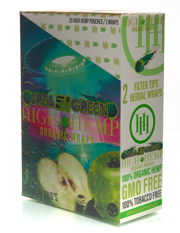 High Hemp Area 51 Organic Blunt Wraps