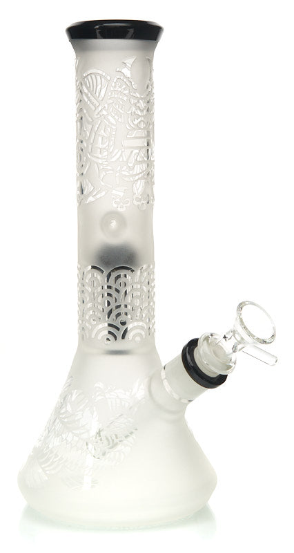 MOB Glass Samurai Tree Beaker Water Pipe
