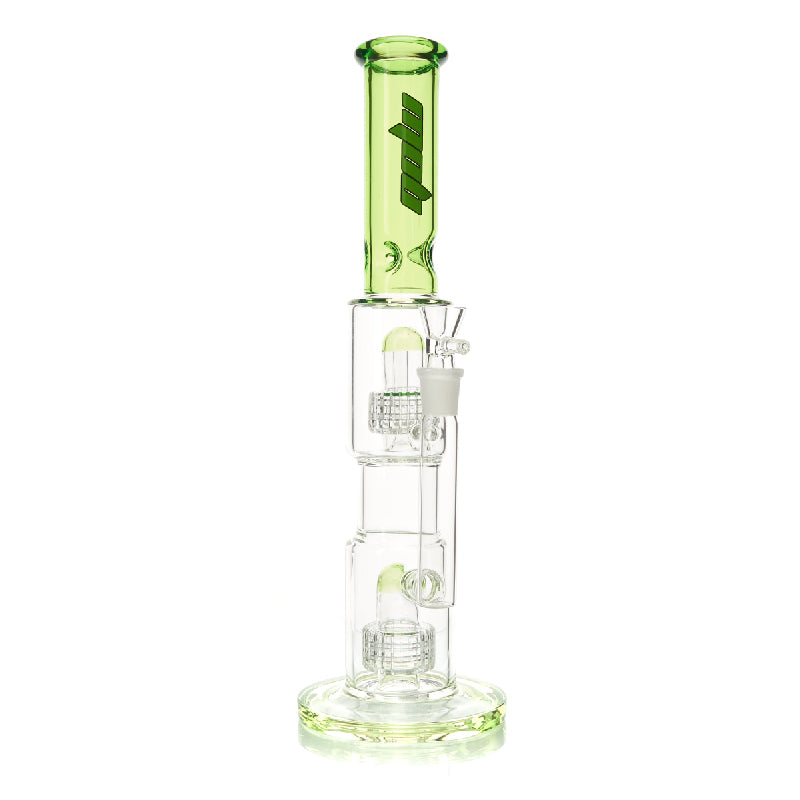 MOB Glass The Double Stack Straight Water Pipe