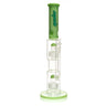 MOB Glass The Double Stack Straight Water Pipe