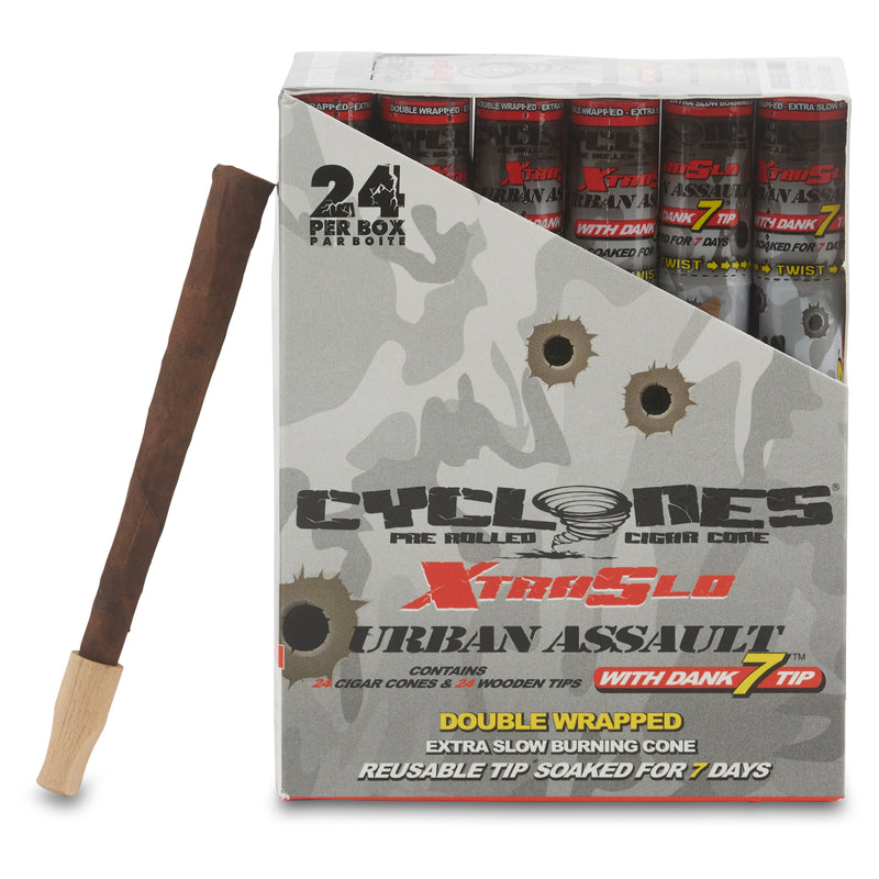 Cyclone Xtra-Slow Burn Blunt Cone 5-24pk