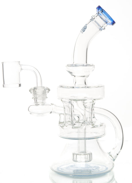 Mob Glass Quad Pillar Recycler Dab Rig