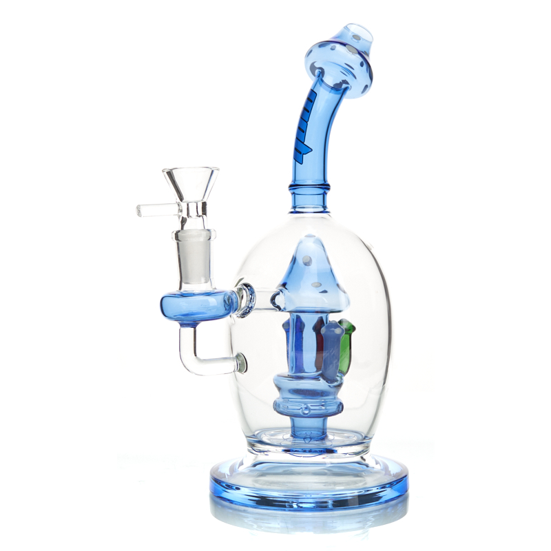 Wholesale Unique 9 Inch Green Glass Water Bong Hookah With Mushroom Perc  Percolator Ideal For Smoking Accessories From Kokokoko, $36.96